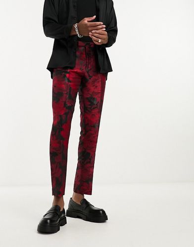 Redmon - Pantalon de costume à fleurs - Twisted Tailor - Modalova
