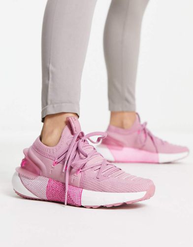 Basket under armour store femme rose