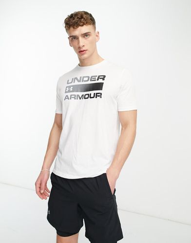 Under Armour - T-shirt technique avec aérations en jacquard