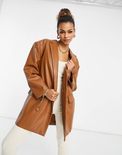 Blazer oversize en PU - Unique21 - Modalova