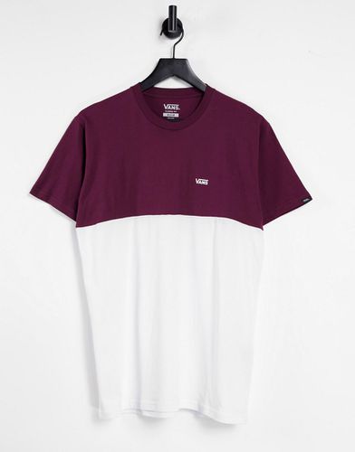 T-shirt color block - /bordeaux - Vans - Modalova