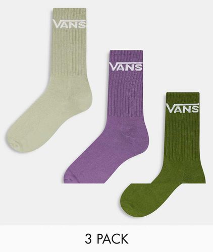 Classic - Lot de 3 paires de chaussettes classiques - multicolore - Vans - Modalova