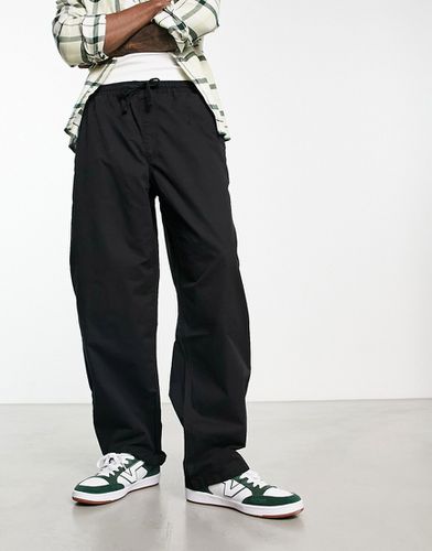 Pantalon chino baggy à taille élastique - Noir - Vans - Modalova