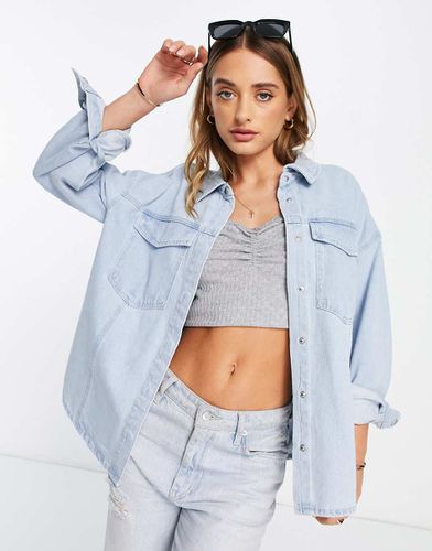 Chemise en jean oversize - clair - Vero Moda - Modalova