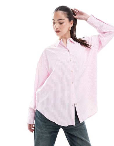 Chemise oversize à rayures - /blanc - Vero Moda - Modalova