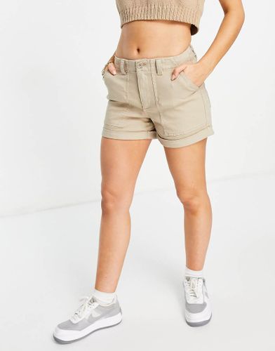 Short cargo en coton mélangé - Beige - BEIGE - Vero Moda - Modalova