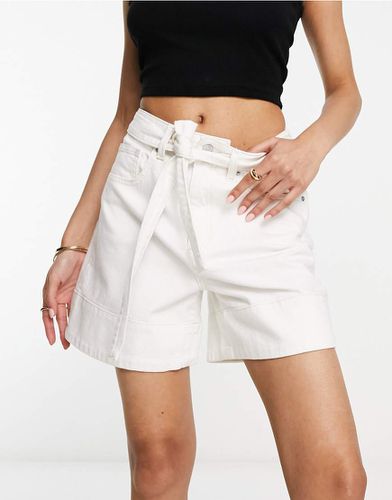 Short en jean à taille nouée - Vero Moda - Modalova