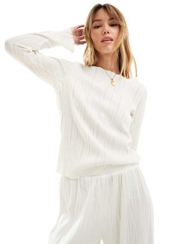 Top d'ensemble à manches longues en jersey texturé - Vero Moda - Modalova