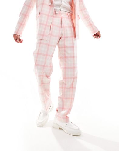 Eriksen - Pantalon de costume à carreaux - clair - Viggo - Modalova