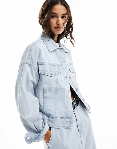 Veste oversize d'ensemble en jean - clair délavé - Vila - Modalova