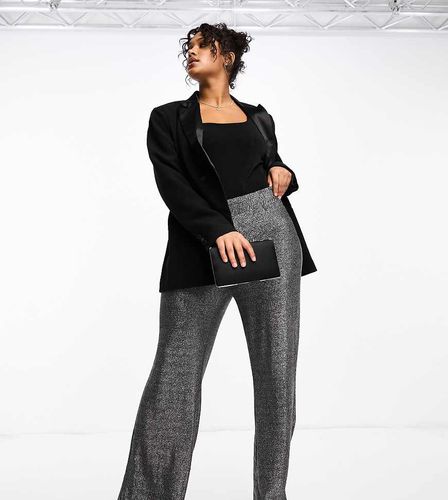 Pantalon évasé ample - Argent pailleté - Vila Curve - Modalova