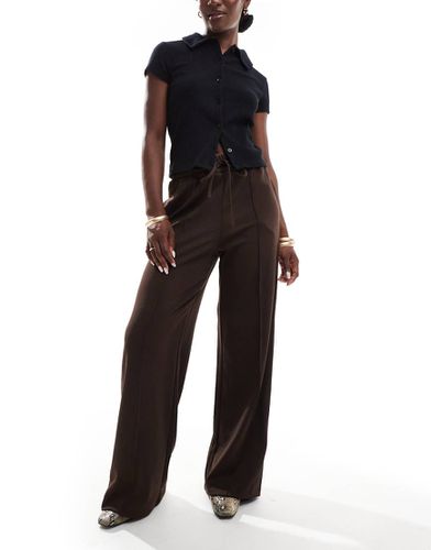 Pantalon ample avec nervures - chocolat - Vila - Modalova