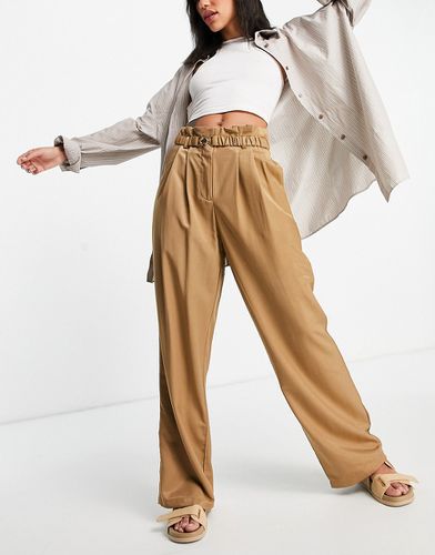 Pantalon de tailleur habillé large - Camel - Vila - Modalova
