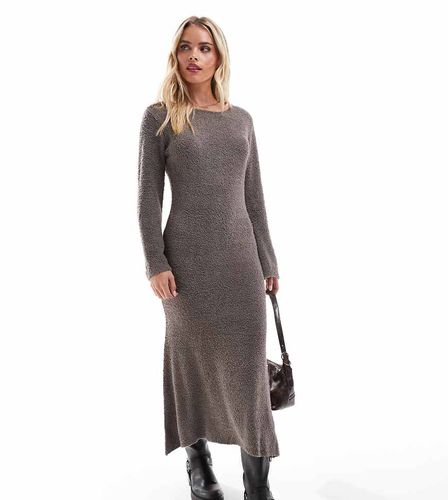 Robe pull longue en maille duveteuse ultra douce - Vila Petite - Modalova