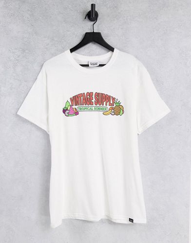 T-shirt à imprimé Tropical Summer - Vintage Supply - Modalova