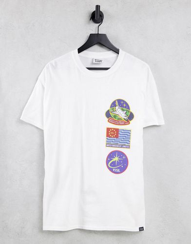 T-shirt avec écussons à imprimé espace - Vintage Supply - Modalova