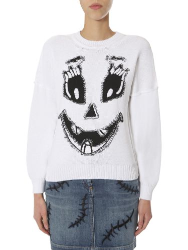 Moschino crew neck sweater - moschino - Modalova