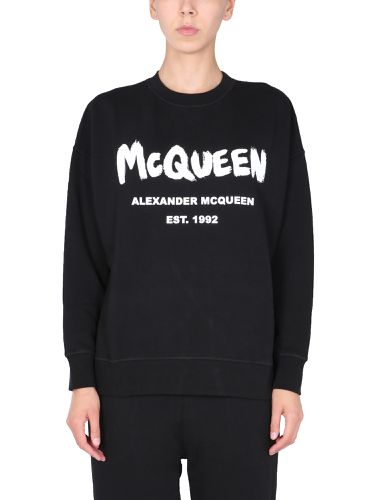 Crew neck sweatshirt - alexander mcqueen - Modalova
