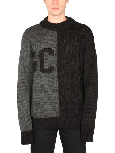 Gcds sweater with logo inlay - gcds - Modalova