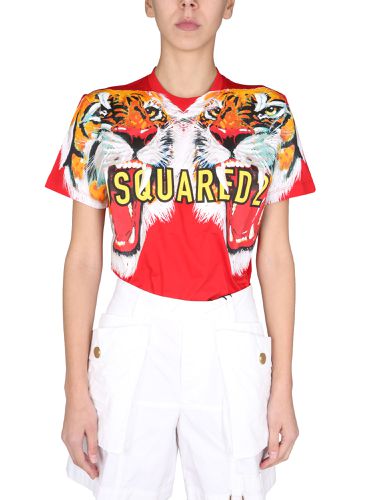 Dsquared "tiger" t-shirt - dsquared - Modalova