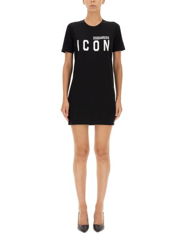 Dsquared "icon" t-shirt dress - dsquared - Modalova