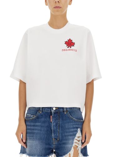 Dsquared "smiling maple" t-shirt - dsquared - Modalova