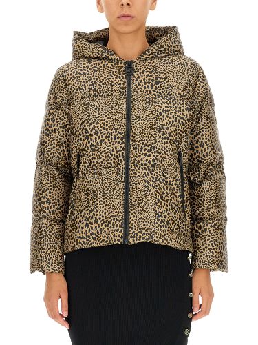 Down jacket with animal print - michael by michael kors - Modalova