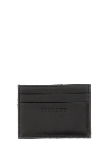 Dsquared leather card holder - dsquared - Modalova
