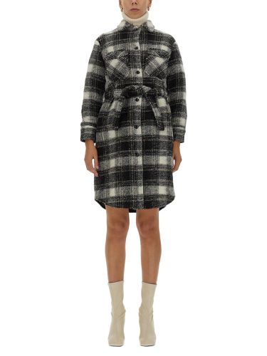 Woolrich check print coat - woolrich - Modalova