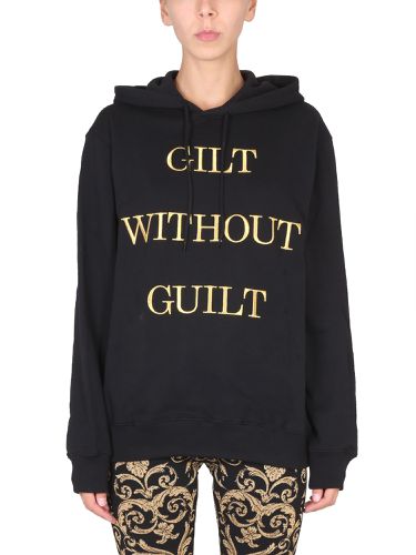 Gilt without guilt" sweatshirt - moschino - Modalova