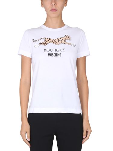 Animal print t-shirt - boutique moschino - Modalova
