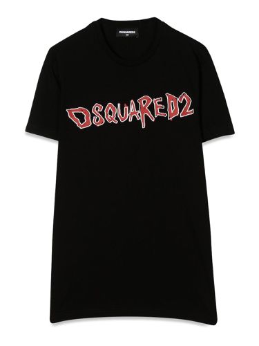 Dsquared front logo t-shirt - dsquared - Modalova