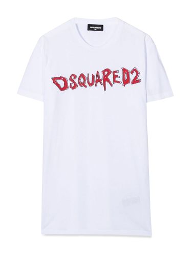 Dsquared front logo t-shirt - dsquared - Modalova