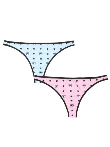 Pack of two briefs with logomania - chiara ferragni - Modalova