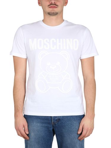 Teddy bear organic jersey t-shirt - moschino - Modalova