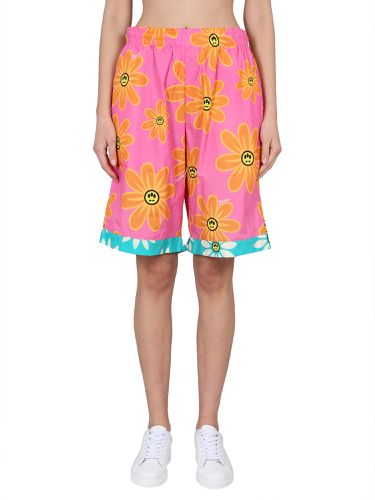 Sunflower print bermuda shorts - barrow - Modalova