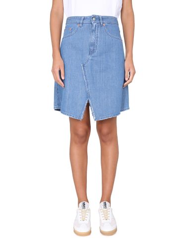 Mm6 maison margiela denim skirt - mm6 maison margiela - Modalova