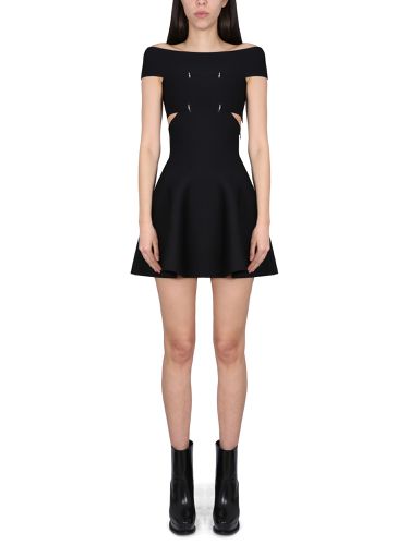 Mini dress with bare shoulders - alexander mcqueen - Modalova