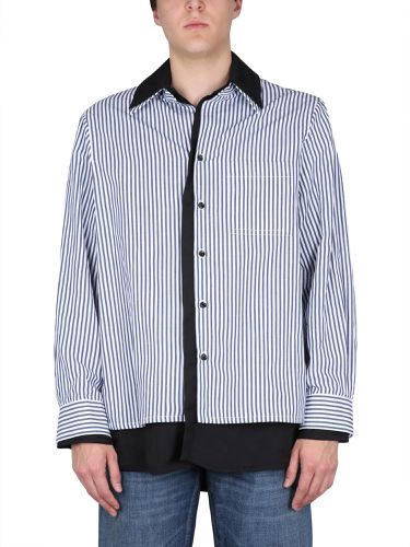 Cotton and linen shirt - bottega veneta - Modalova