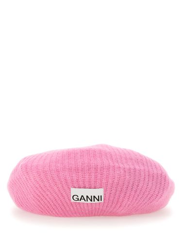Ganni cap with logo - ganni - Modalova