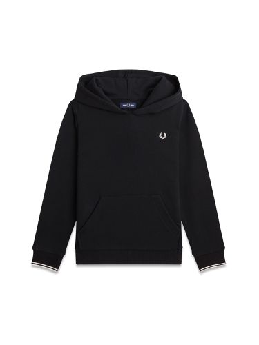 Fred perry tipped hooded sweatshirt - fred perry - Modalova