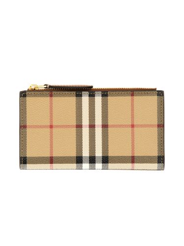 Burberry wallet with check pattern - burberry - Modalova