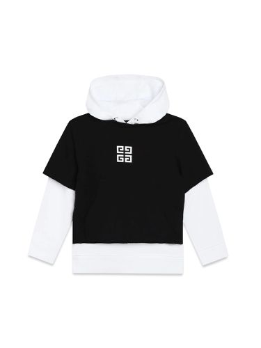 G hoodie with contrasting hood and sleeves - givenchy - Modalova