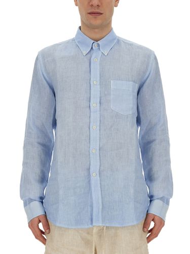 Lino regular fit shirt - 120% lino - Modalova