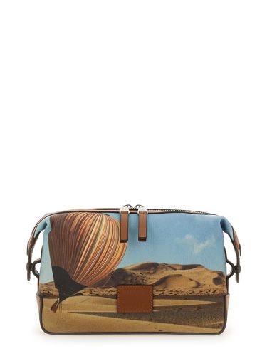 Beauty case with "signature stripe balloon" print - paul smith - Modalova