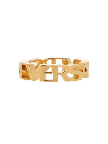 Versace logo ring - versace - Modalova