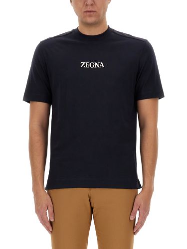 Zegna t-shirt with logo - zegna - Modalova