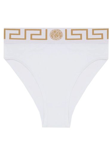 Versace slip with greek - versace - Modalova