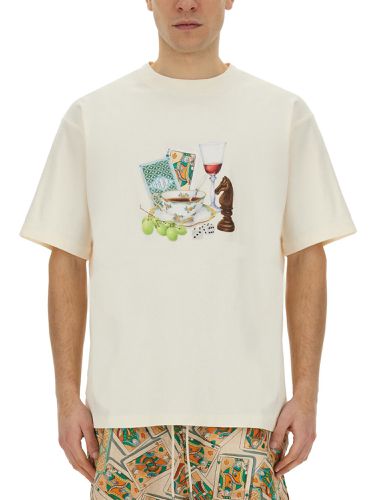 T-shirt with print - drôle de monsieur - Modalova