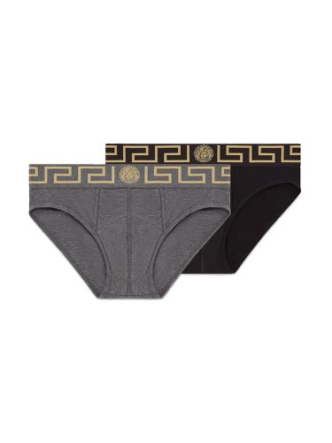 Pack of two panties with greek border - versace - Modalova